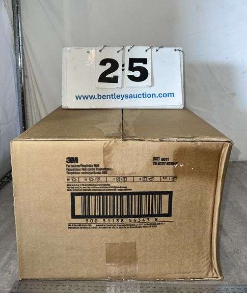 BOX: 3M RESPIRATOR N95 MASKS