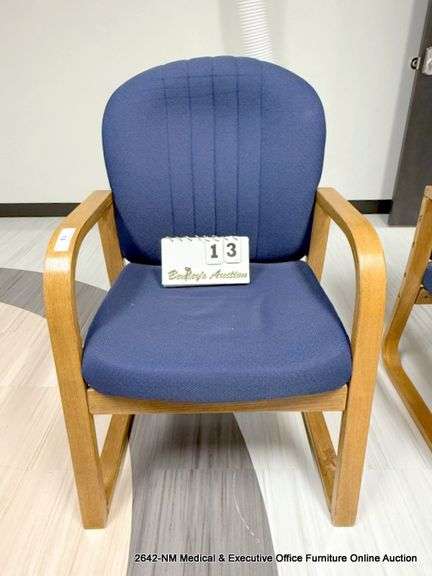 BLUE ARM CHAIR