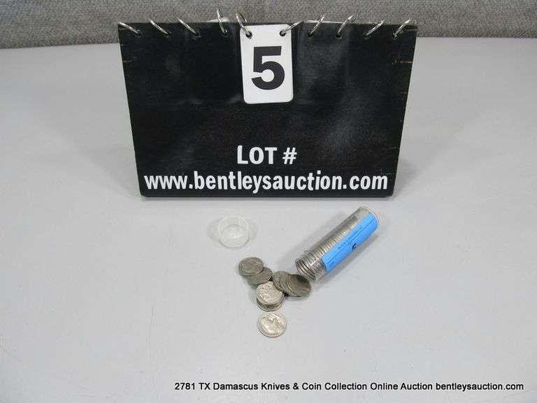 TUBE: (42 COINS TOTAL) MIXED DATE INDIAN HEAD BUFFALO NICKELS