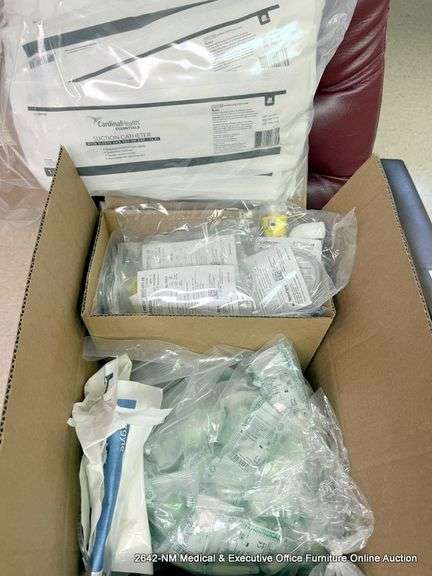 BOX OF MEDICAL SUPPLIES