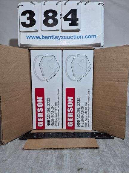 BOX: GERSON N95 RESPIRATOR MASKS