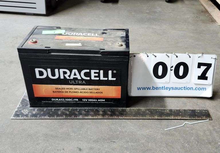 DURACELL BATTERY 12V, DURA12-100C/FR