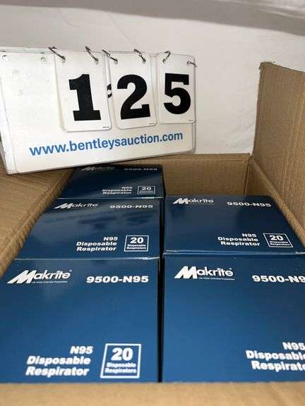 BOX: MAKRITE N95 DISPOSABLE MASKS