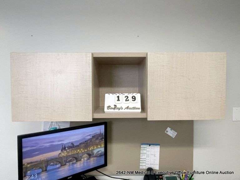 DESK & OVERHEAD BIN