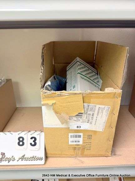 BOX OF MEDICAL TOOLS