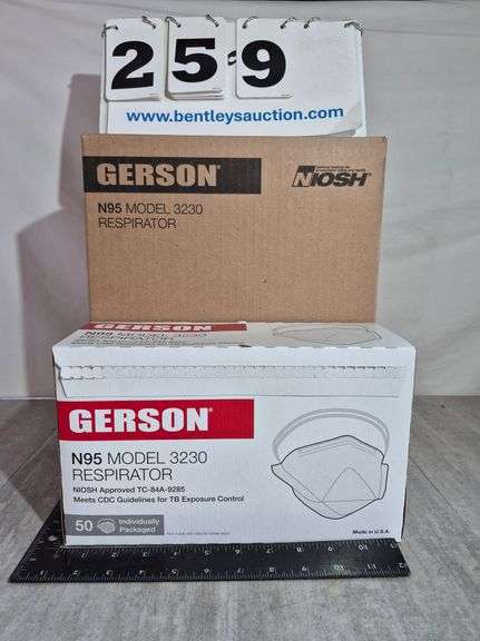BOX: GERSON N95 RESPIRATOR MASKS