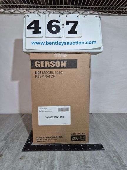 BOX: GERSON N95 RESPIRATOR MASKS