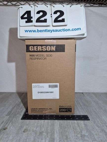 BOX: GERSON N95 RESPIRATOR MASKS