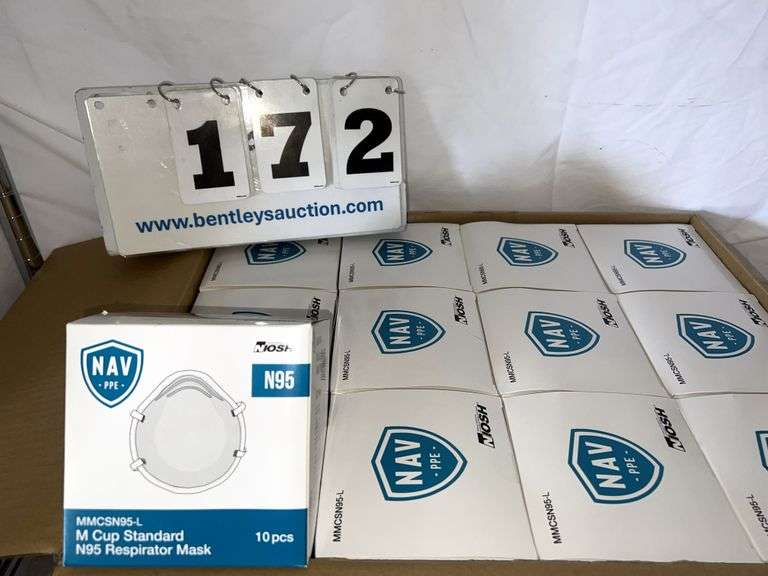 BOX: NAV N95 RESPIRATOR MASKS