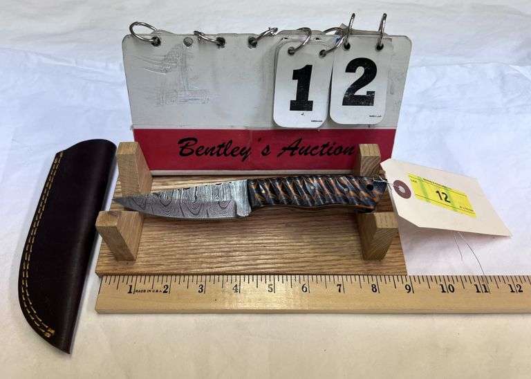 KNIFE W/ SHEATH - TOTAL LENGTH 8" - FIXED BLADE