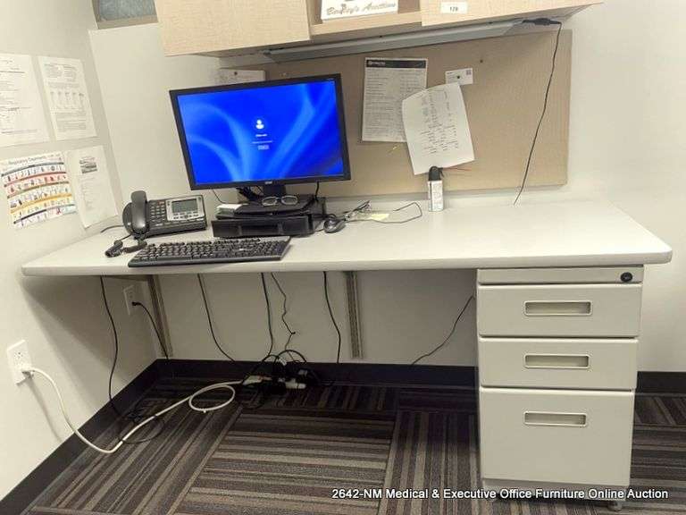 DESK & OVERHEAD BIN