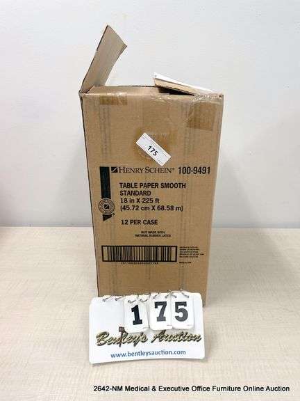 HENRY SCHEIN TABLE PAPER