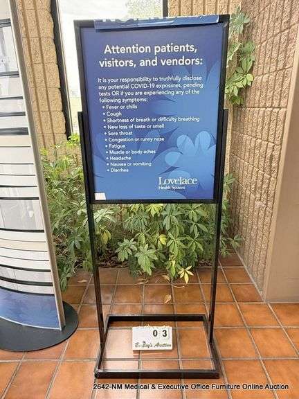 BLACK FRAME SIGN