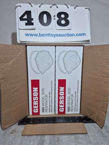 BOX: GERSON N95 RESPIRATOR MASKS