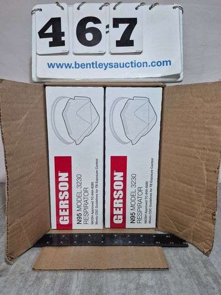 BOX: GERSON N95 RESPIRATOR MASKS
