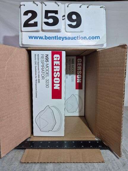 BOX: GERSON N95 RESPIRATOR MASKS