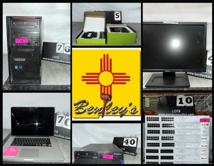 2629-NM Computers, Monitors & Accessories Online Auction - Bentley ...