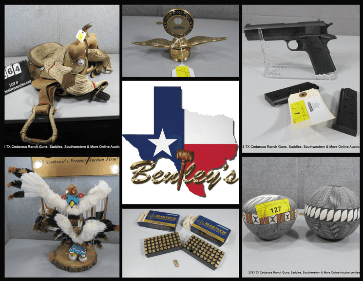 2783-TX Cedarosa Ranch Guns, Saddles, Southwestern & More Online Auction