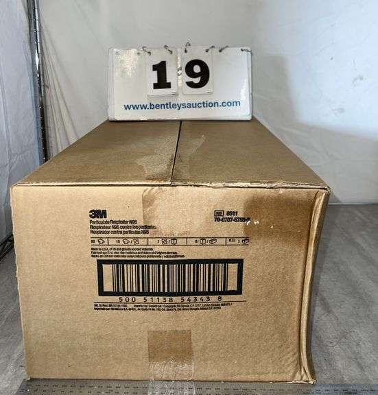 BOX: 3M RESPIRATOR N95 MASKS