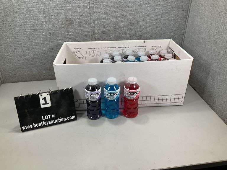 Lot Code Location Powerade LOT OF 23: POWERADE 20 OZ. DRINK BOTTLES, VARIETY PACK (NOT IN ORIGINAL ...