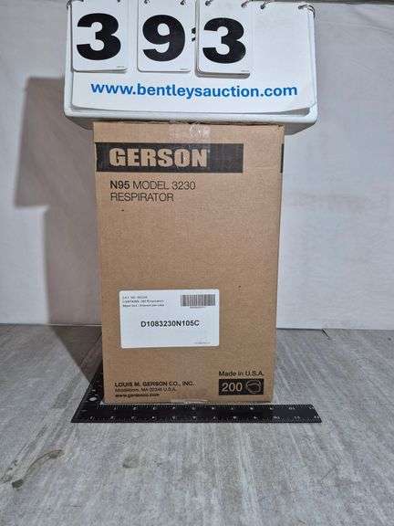 BOX: GERSON N95 RESPIRATOR MASKS