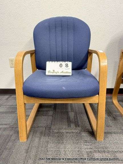 BLUE ARM CHAIR