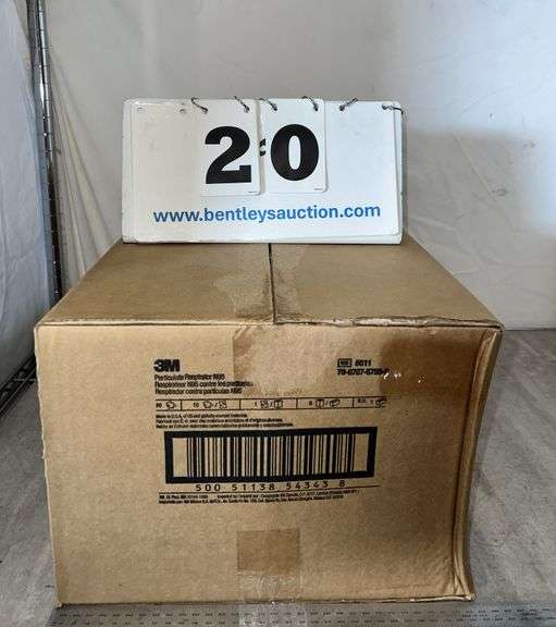 BOX: 3M RESPIRATOR N95 MASKS