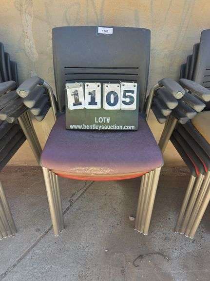 ASSORTED COLOR STACKABLE CHAIRS (4X MONEY) - Bentley & Associates, LLC