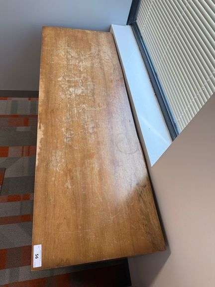 WOOD 2-DOOR 3-DRAWER CREDENZA