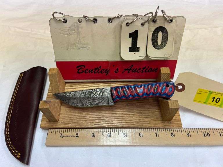 KNIFE W/ SHEATH - TOTAL LENGTH 8" - FIXED BLADE