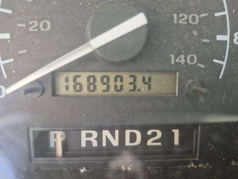 1996  FORD  F-250 PICKUP  W/ COVERED SERVICE BED  168,903 MILES