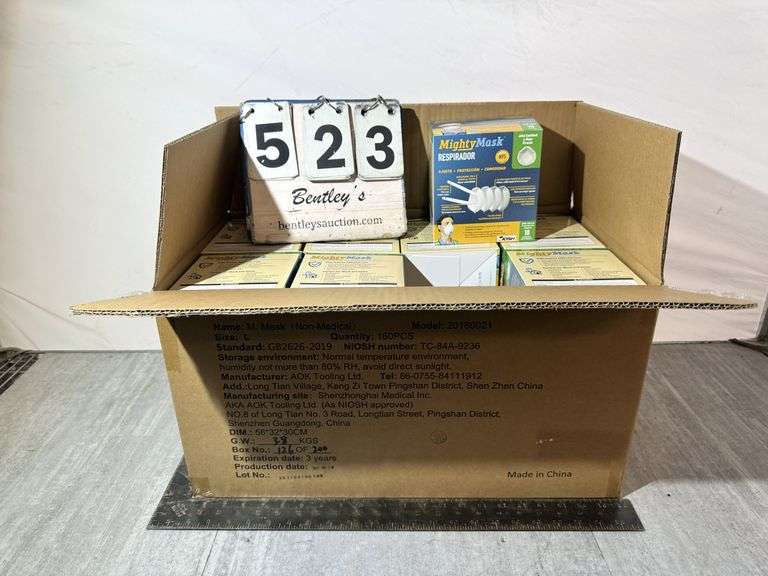 BOX: MIGHTY MASK N95 RESPIRATOR MASKS