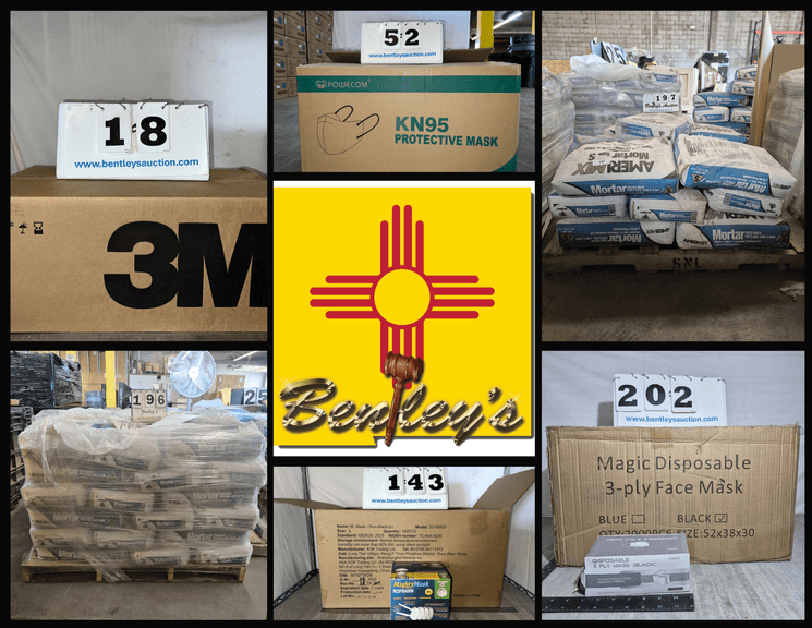 2787-NM Mortar, Respirator & Face Masks Online Auction