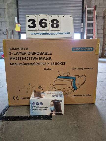 BOX: HUMANTECH 3 LAYER MASKS