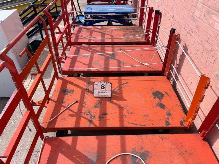 ORANGE METAL CART
