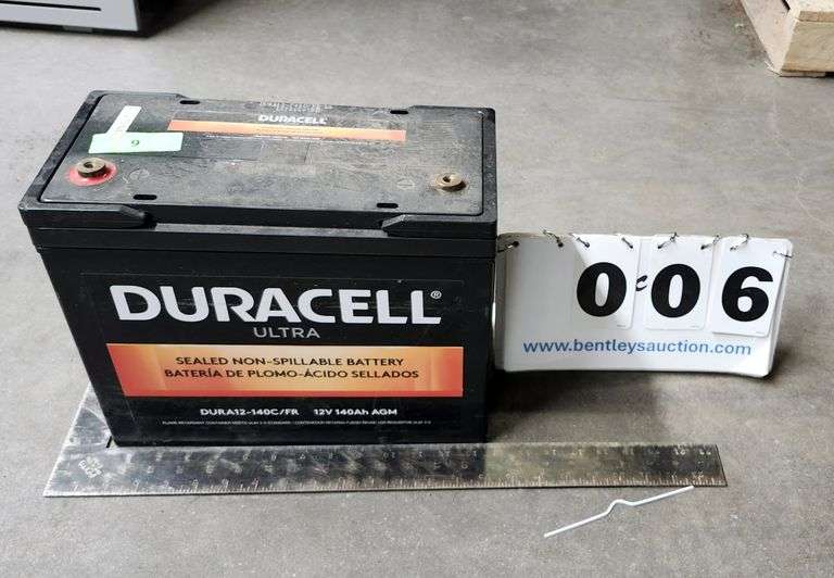 DURACELL BATTERY 12V, DURA12-140C/FR
