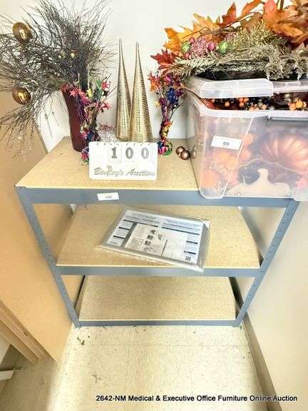METAL SHELVING UNIT