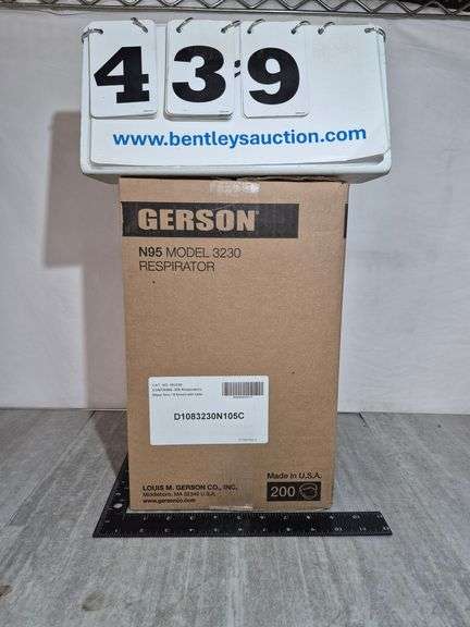 BOX: GERSON N95 RESPIRATOR MASKS