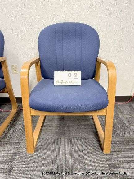 BLUE ARM CHAIR