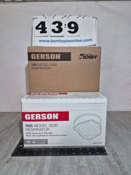 BOX: GERSON N95 RESPIRATOR MASKS