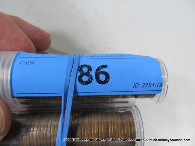 TUBES: 1940'S MIXED LINCOLN HEAD WHEAT PENNIES (5X MONEY)
