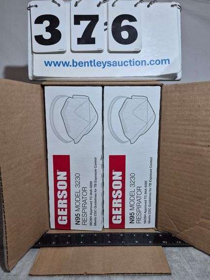 BOX: GERSON N95 RESPIRATOR MASKS