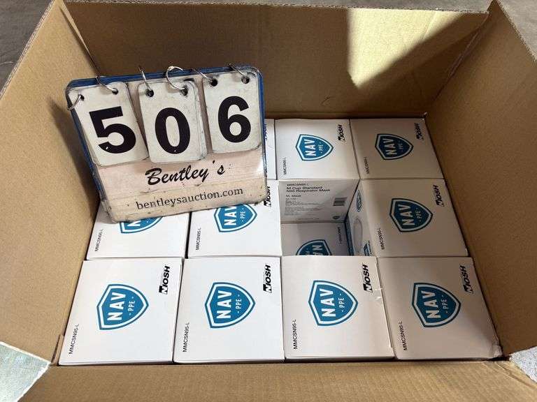 BOX: NAV N95 RESPIRATOR MASKS