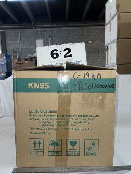 BOX: 3M RESPIRATOR N95 MASKS