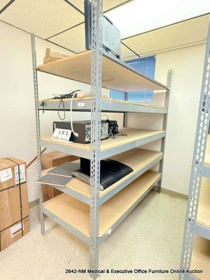 METAL SHELVING UNIT