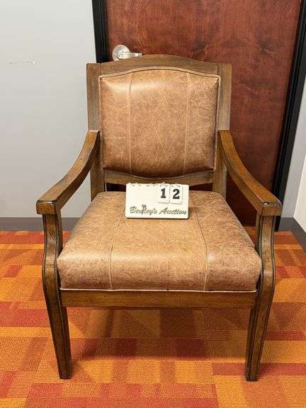 BEST CHAIR INC LEATHER ARM CHAIR