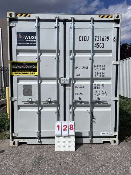 4-SIDE DOOR 40' HIGH CUBE CONTAINER CICU 731699 6 (NO KEY OR TITLE)