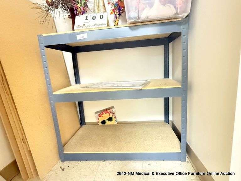 METAL SHELVING UNIT