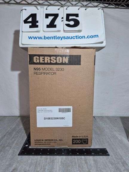 BOX: GERSON N95 RESPIRATOR MASKS