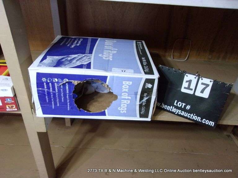 LOT: PARTIAL BOX OF RAGS